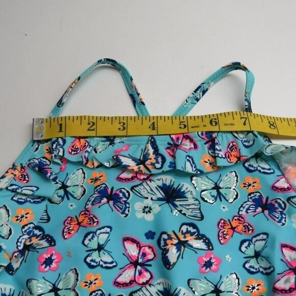 KENSIE GIRL Colorful Butterfly ONE PIECE SWIMSUIT SIZE 4 - Picture 8 of 10
